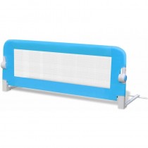 Topdeal VDLP00027_FR Barrière de lit pour enfants 102 x 42 cm Bleu Pas cher